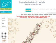 Tablet Screenshot of lacontessa.com